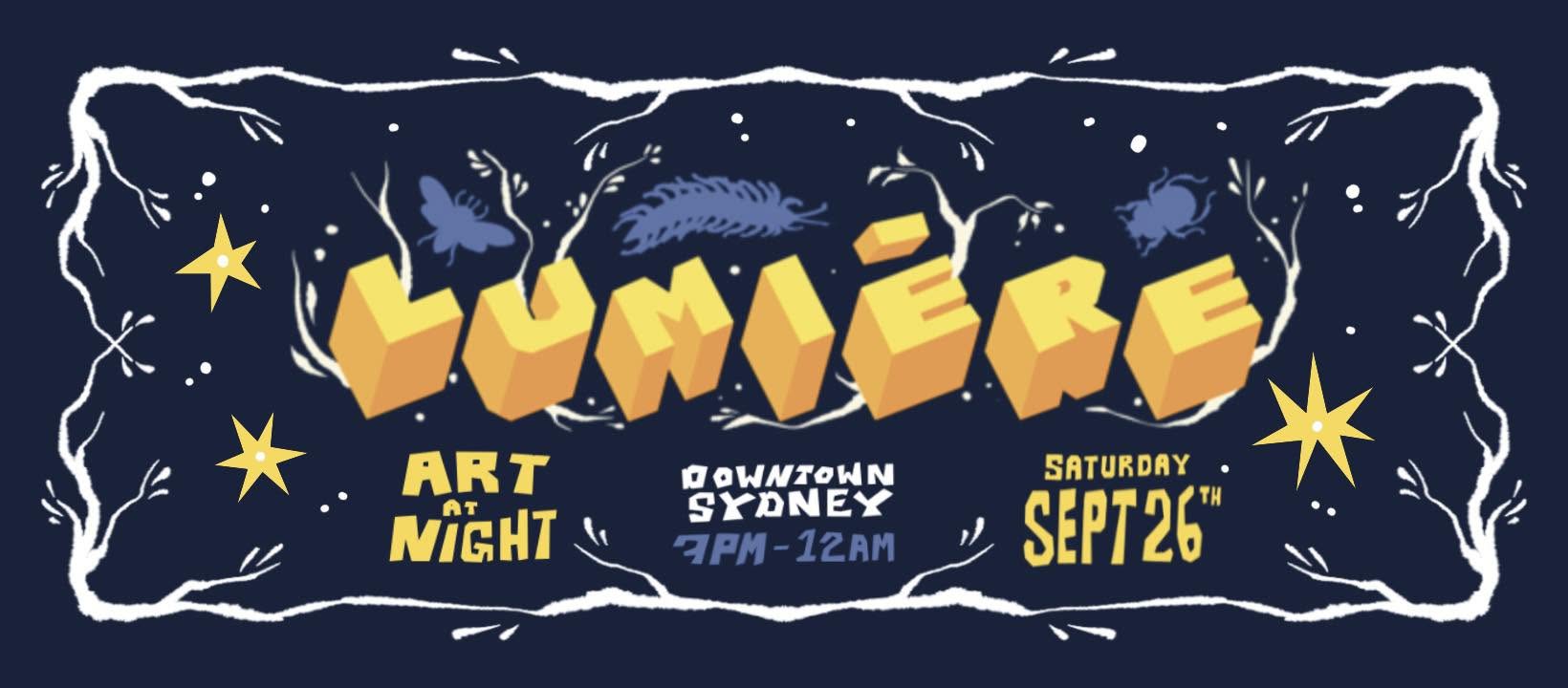 Lumière Art at Night - Downtown Sydney, Saturday September 26, 7 PM to 12 AM